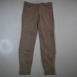 HR Farm 30 Khaki Stretch Riding Breeches Horseback Womens Pants